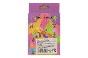 Крейда шкільна кольорова №1443231 Greenwich Products Co. Limited 12шт