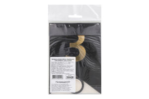 Гірлянда-літери З днем народження чорна 3505-0200 Балун