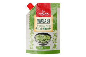 Гірчиця харчова Васабі міцний Akura д/п 140г