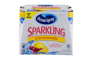 Ocean Spray Sparkling Cran-Lemonade - 6 CT