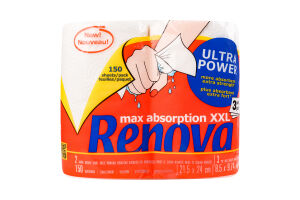 Рушники паперові Renova Ultra Power 3шари