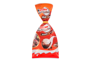 Цукерки Kinder Dark&Mild шоколадні яйця з мол крем