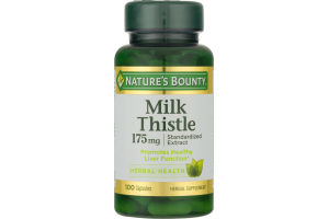 Nature's Bounty Milk Thistle 175 MG - 100 CT