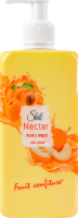Крем-мило рідке Диня та абрикос Nectar Shik 450г