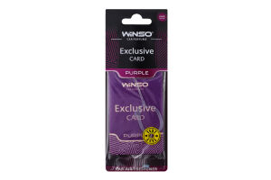 Ароматизатор Winso Card Exclusive целюлозний Purpl