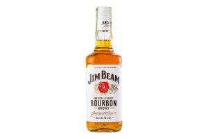 Віскі 0.7л 40% Bourbon White Jim Beam пл
