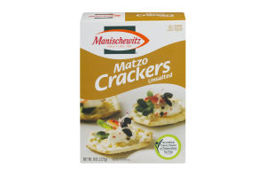 Manischewitz Matzo Crackers Unsalted