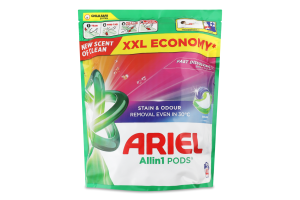 Капсули для прання Ariel Все в 1 для кольорового