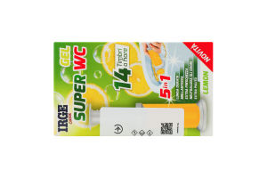 Гель-стік д/чищення унітазу 5в1 Lemon 45,6г Irge