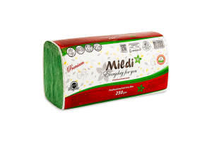 Полотенца бумажные V-fold 23х25см Premium Mildi 250шт