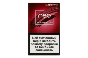 Изделие табакосодержащее для электрического нагревания с фильтром Neo Demi Terracotta tobacco 20шт