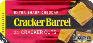 Cracker Barrel Cracker Cuts Extra Sharp Cheddar - 24 CT