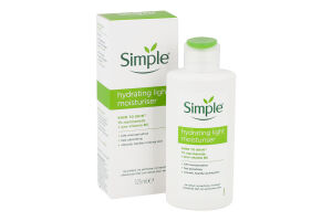 Крем для лица легкий увлажняющий Simple 125мл