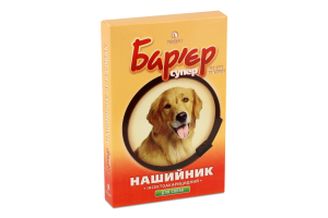 Нашийник д/собак інсектоакарицидний Бар"єр супер чорний 65*5см Продукт