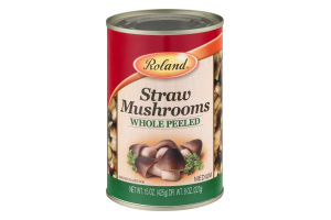 Roland Straw Mushrooms Whole Peeled