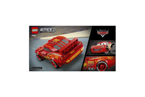 Конструктор для дітей від 9років №77255 Lightning McQueen Speed champions Lego 270ел