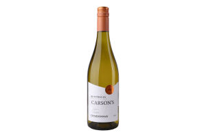 Вино 0.75л 12.5% біле сухе виноградне натуральне Шардоне Carson's пл