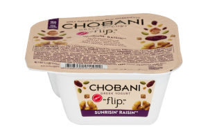 Chobani "Flip" Greek Yogurt Sunrisin' Raisin