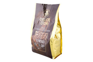 Шоколад молочний 36% Delice D'or Mir м/у 500г