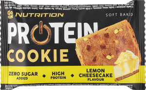 Печиво білкове з лимонним гель-кубом зі смаком чизкейку Go On Nutrition м/у 50г