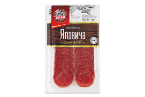 Колбаса Говяжья Алан с/к в/у 0.08кг