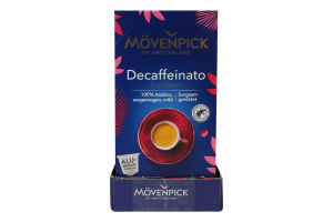 Кава натуральна смажена мелена в капсулах Espresso Decaffeinato Movenpick к/у 57г