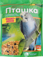 Корм д/декоративних птахів Пташка Преміум Фрукт-меню 600г Продукт