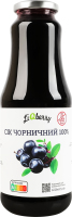 Сік натуральний пастеризований чорничний LiQberry с/пл 1кг