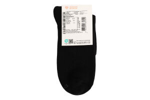 Шкарпетки жіночі чорні махра класичні р.23-25 Duna
