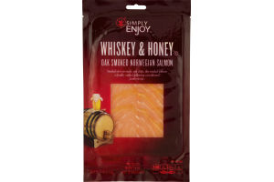 Simply Enjoy Oak Smoked Norwegian Salmon Whiskey & Honey