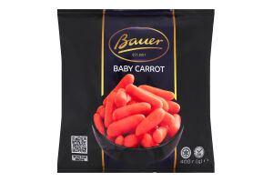 Морковь мини быстрозамороженная Bauer м/у 400г