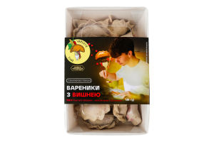 Вареники из цельнозерновой муки с вишней Varenyk Time к/у 400г