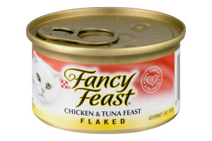 Fancy Feast Gourmet Cat Food Chicken & Tuna Feast Flaked