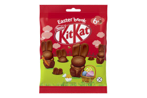 Шоколад молочный с начинкой с рисовыми крипсами, печеньем и кусочками вафель Easter break Kit Kat м/у 6х11г