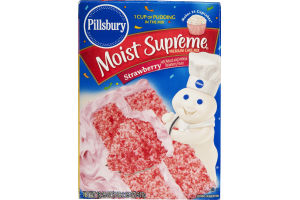 Pillsbury Moist Supreme Strawberry Premium Cake Mix