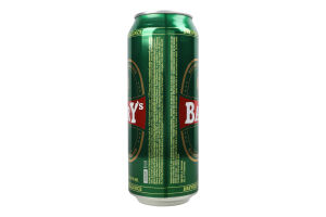 Пиво Barry's Pils світле 4% з/б