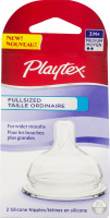 Playtex Silicone Nipples Fullsized 3M+ - 2 CT