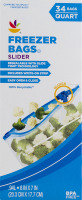 Ahold Freezer Bags Slider - 34 CT
