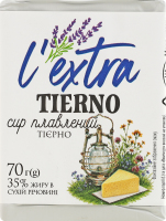 Сир плавлений 35% Тієрно L'extra м/у 70г