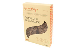 Паста с грибами и сыром Феттуччине Spravzhnya к/у 250г