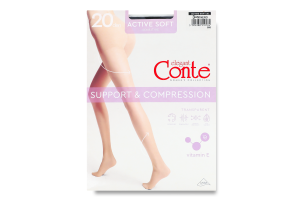 Колготки жіночі Conte elegant Active soft 20den 3 nero