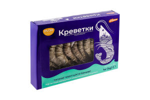 Креветки Сільпо тигр чорн цілі панц сир гл см21/30