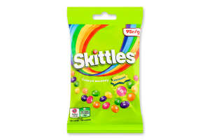 Драже жевательные в разноцветной сахарной оболочке Кисломикс Skittles м/у 95г