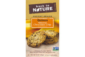 Back to Nature Anceint Grains Quinoa Almond Chocolate Chip Cookies
