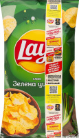 Чипси картопляні Зелена цибуля Lay's м/у 120г