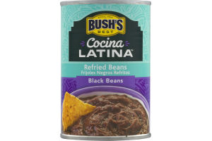 BUSH'S BEST Cocina Latina Refried Black Beans