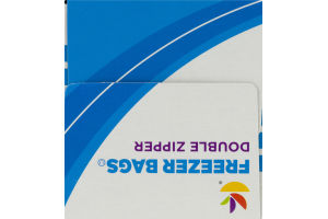 Ahold Freezer Bags Double Zipper - 30 CT