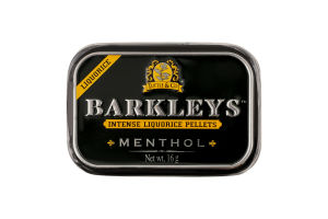 Льодяники Menthol mini 16г ж/б Barkleys