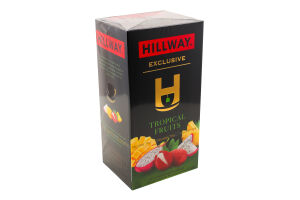 Чай чорний байховий дрібний Tropical fruits Exclusive Hillway к/у 25х1.5г