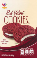 Ahold Red Velvet Cookies with Cheesecake Filling